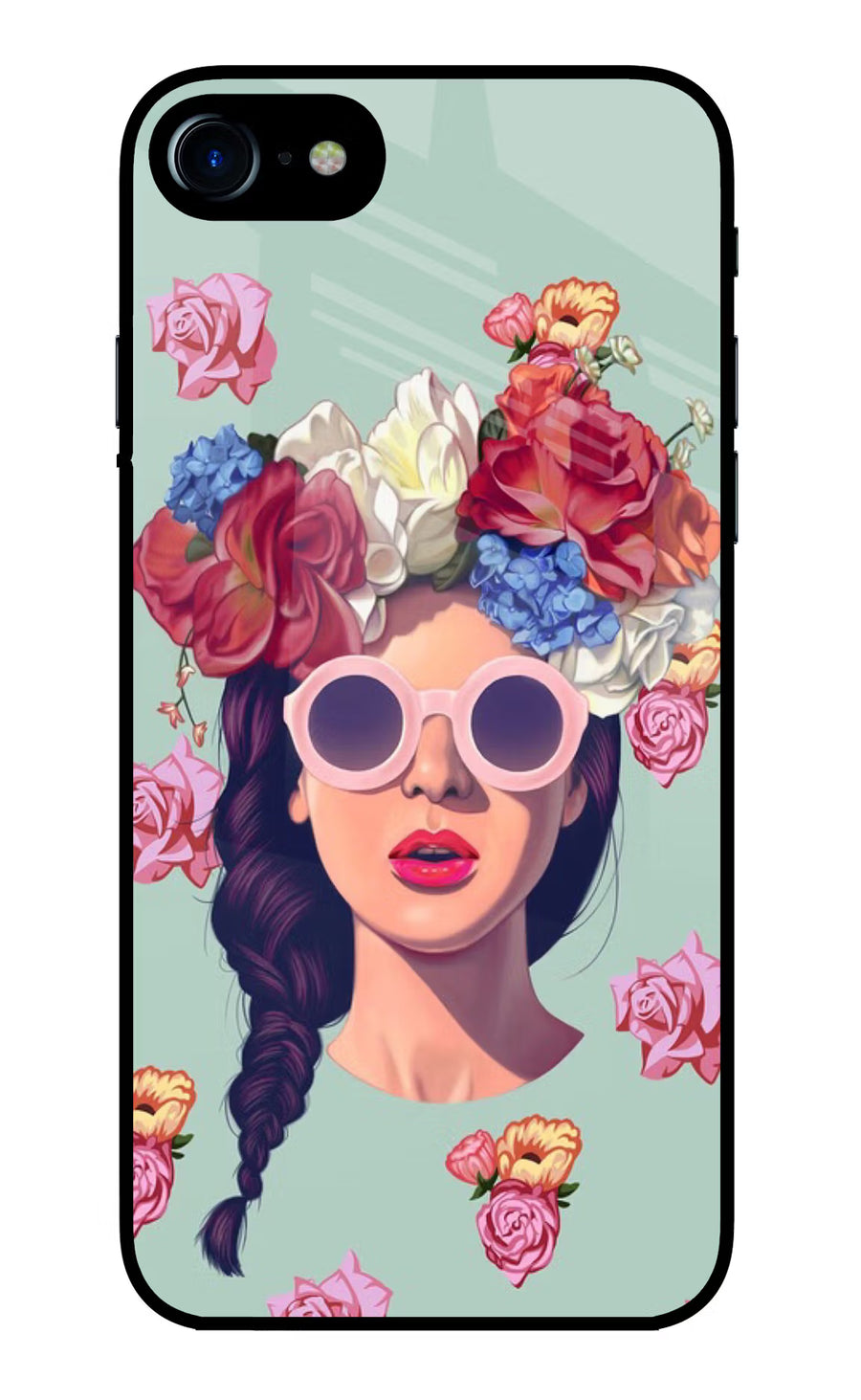 Pretty Girl iPhone 7/7s Back Cover, Glass case