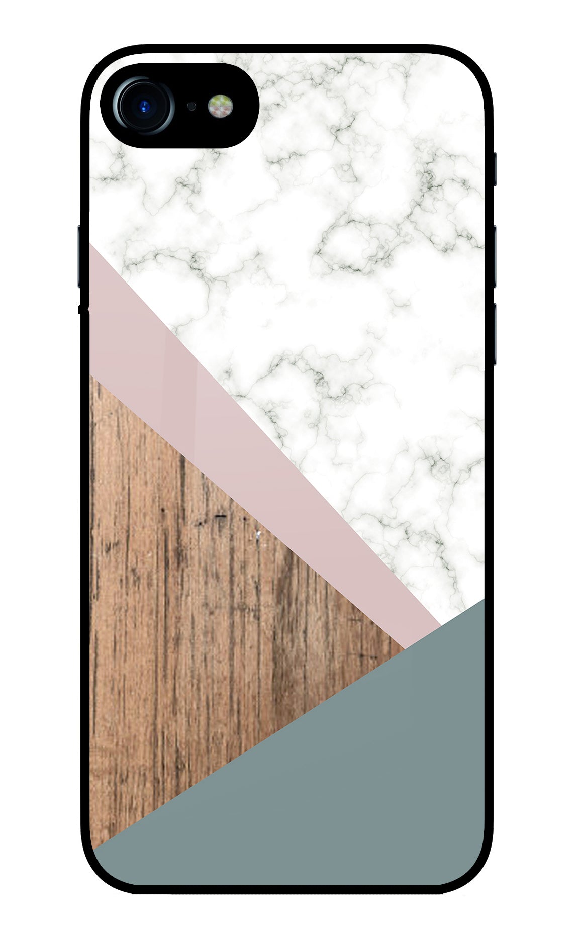 Marble wood Abstract iPhone 7/7s Back Cover