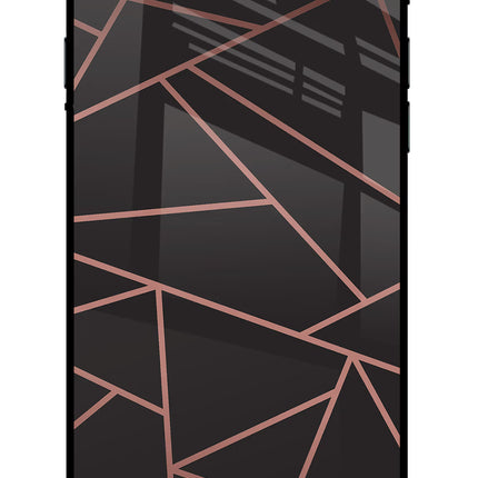 Geometric Pattern iPhone 7/7s Glass Case Back Cover by Casekaro