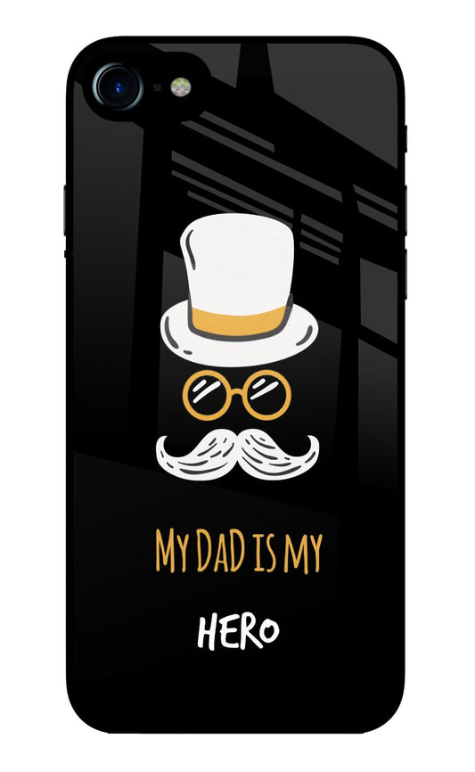 My Dad Is My Hero iPhone 7/7s Glass Case