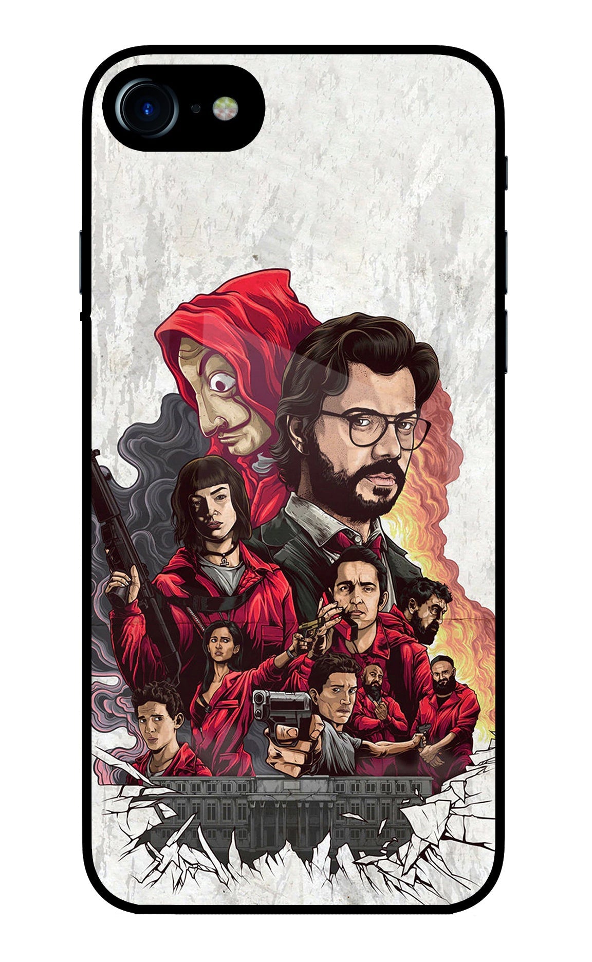 Money Heist Artwork iPhone 7/7s Back Cover