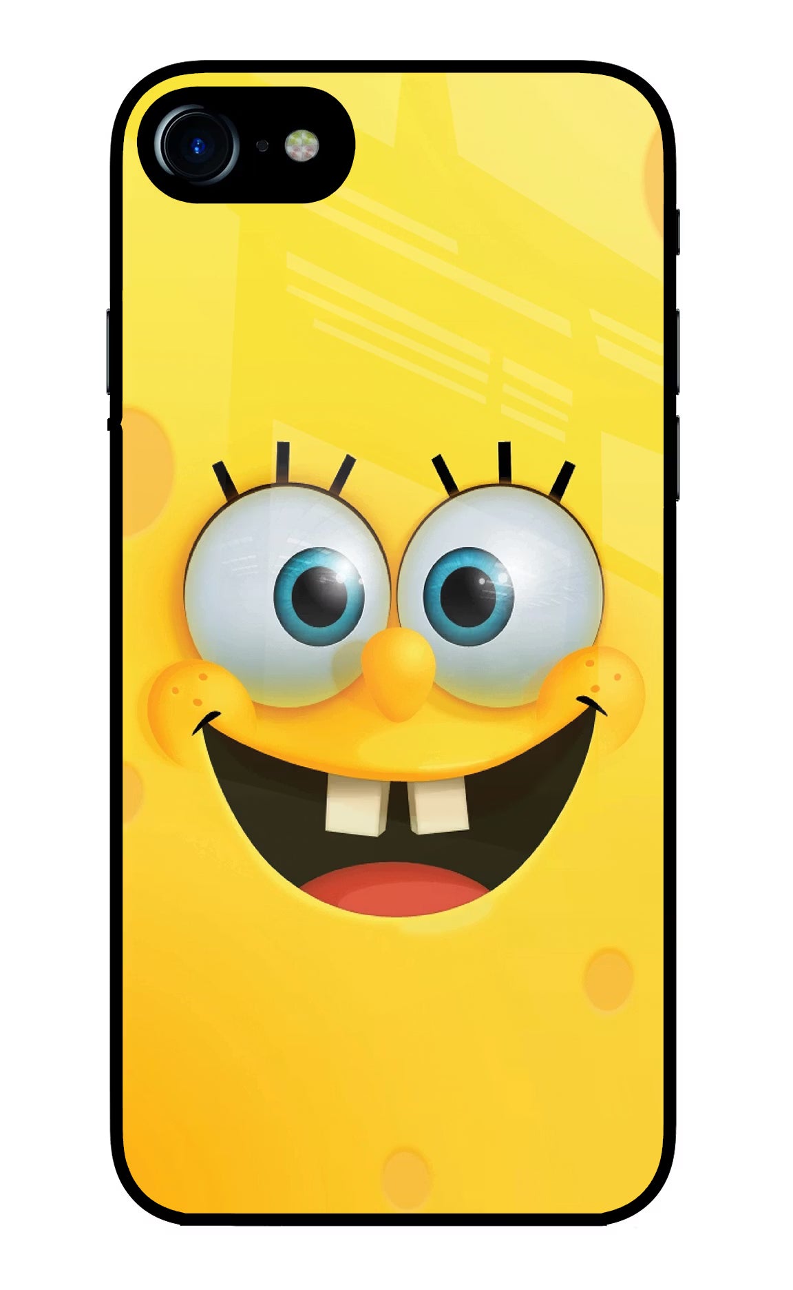 Sponge 1 iPhone 7/7s Glass Case Back Cover by Casekaro
