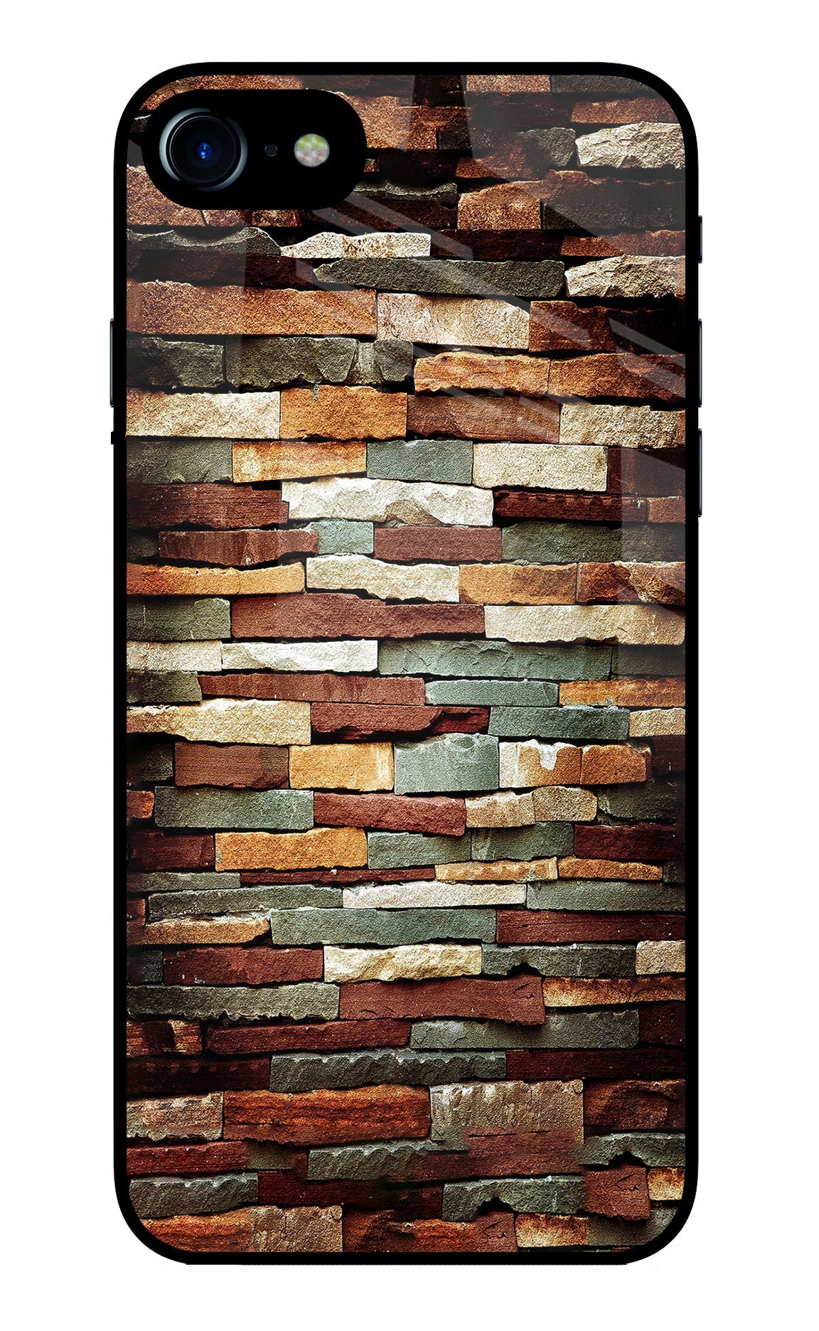 Bricks Pattern iPhone 7/7s Glass Case