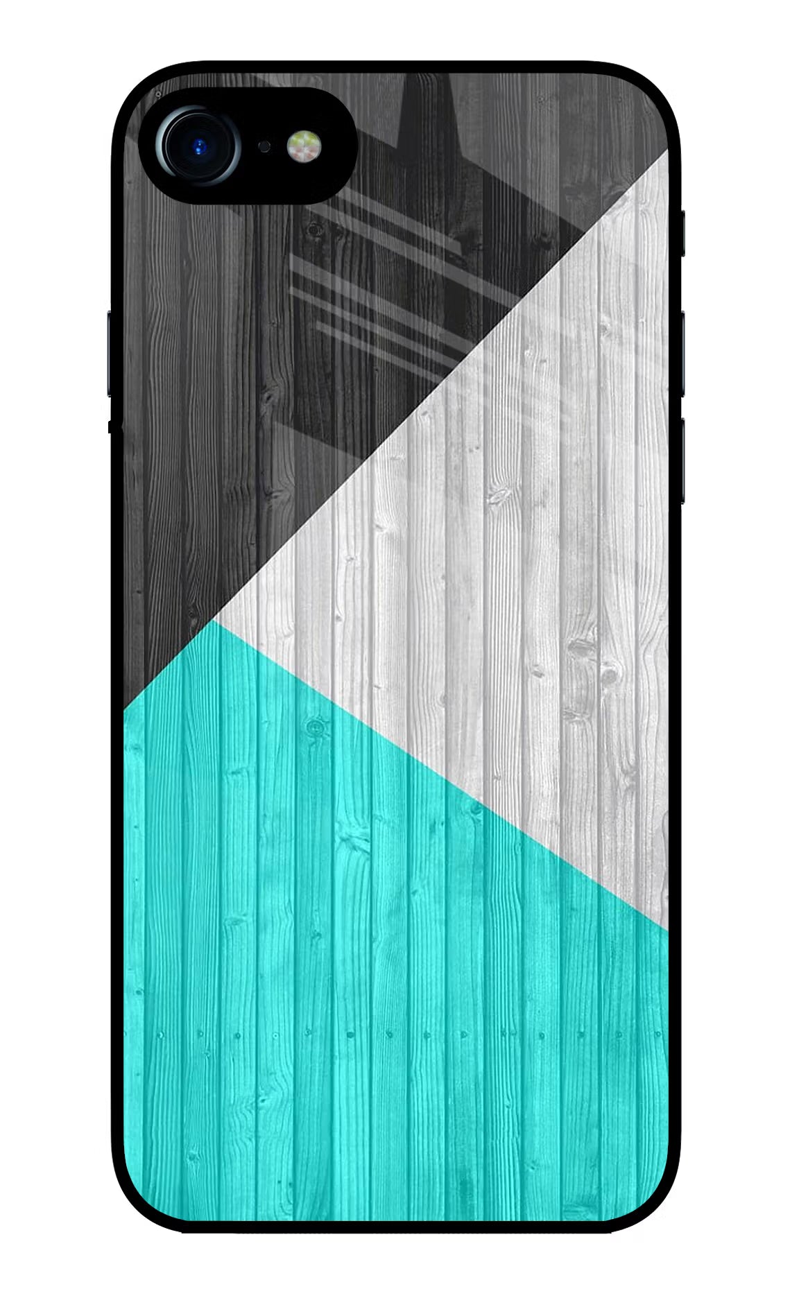 Wooden Abstract iPhone 7/7s Glass Case Back Cover by Casekaro