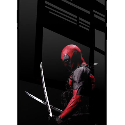 Deadpool iPhone 7/7s Glass Case Back Cover by Casekaro