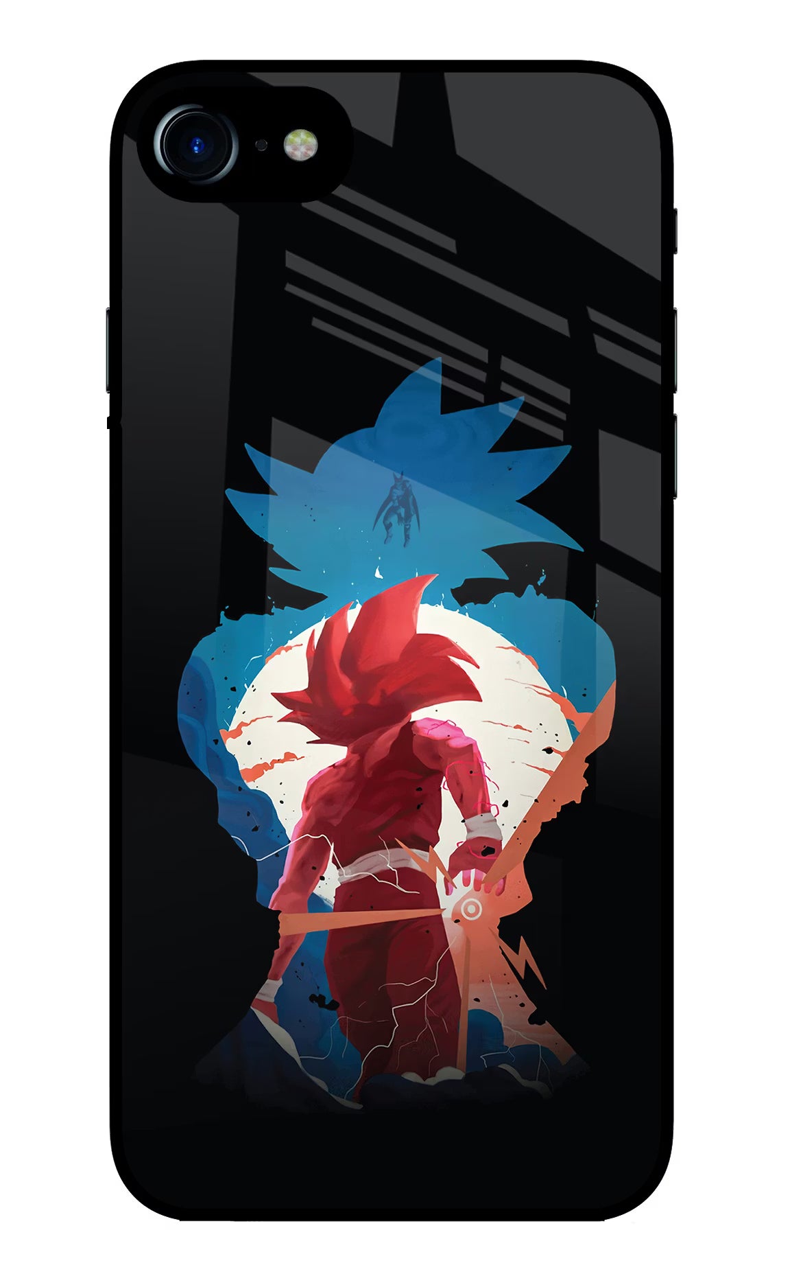 Goku iPhone 7/7s Glass Case Back Cover by Casekaro