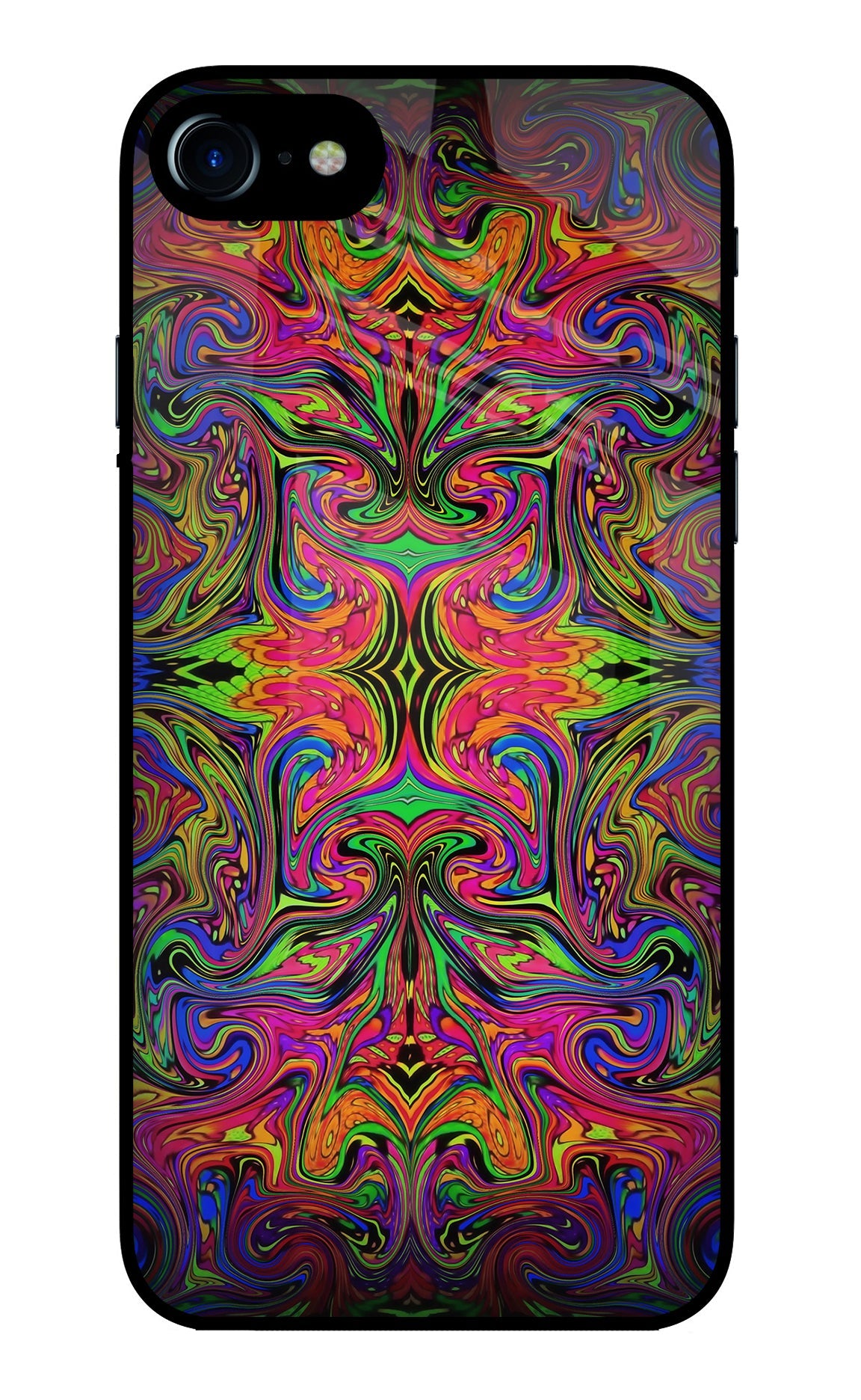 Psychedelic Art iPhone 7/7s Glass Case