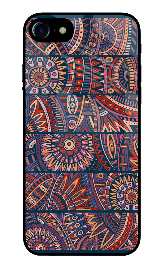 African Culture Design iPhone 7/7s Glass Case