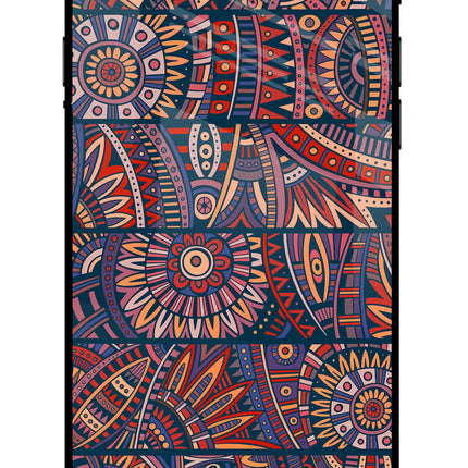 African Culture Design iPhone 7/7s Glass Case Back Cover by Casekaro