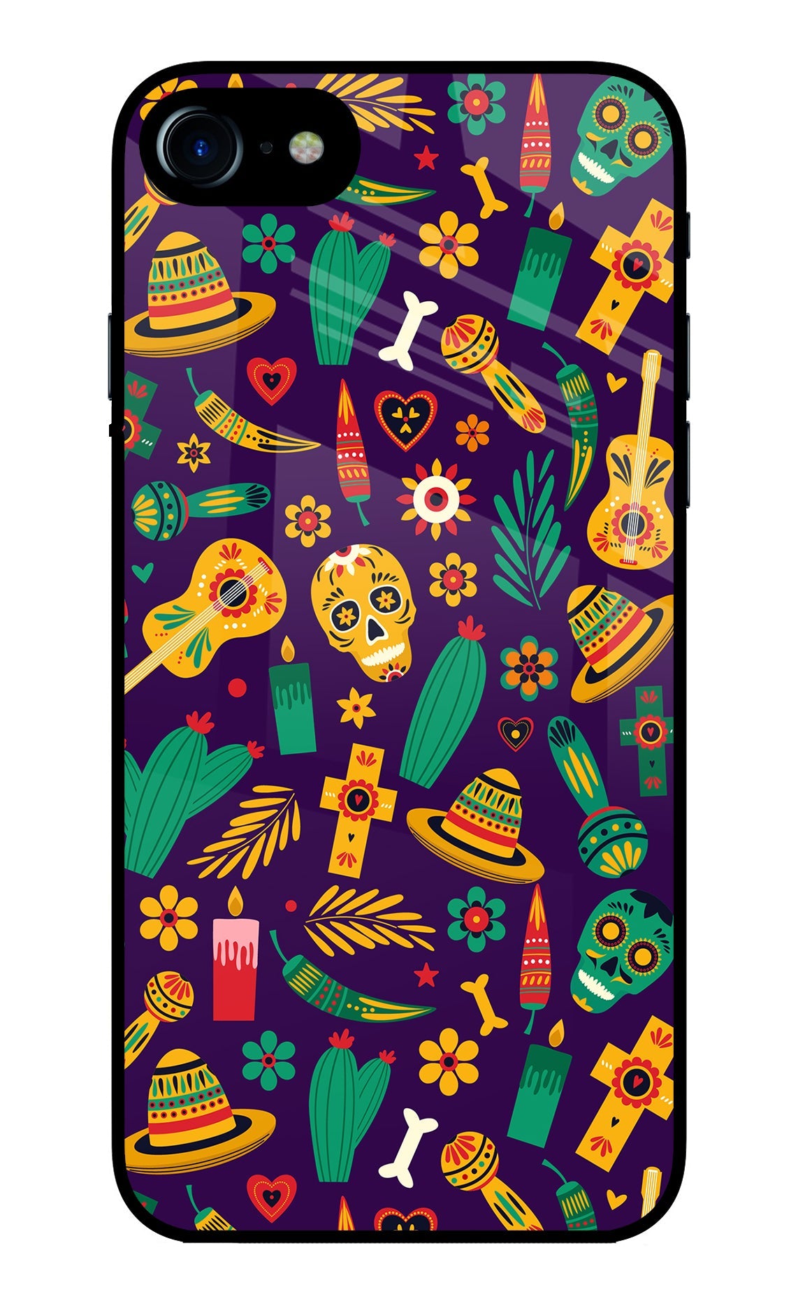 Mexican Artwork iPhone 7/7s Back Cover