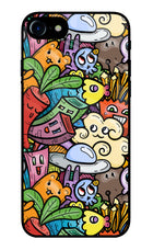 Veggie Doodle iPhone 7/7s Glass Case