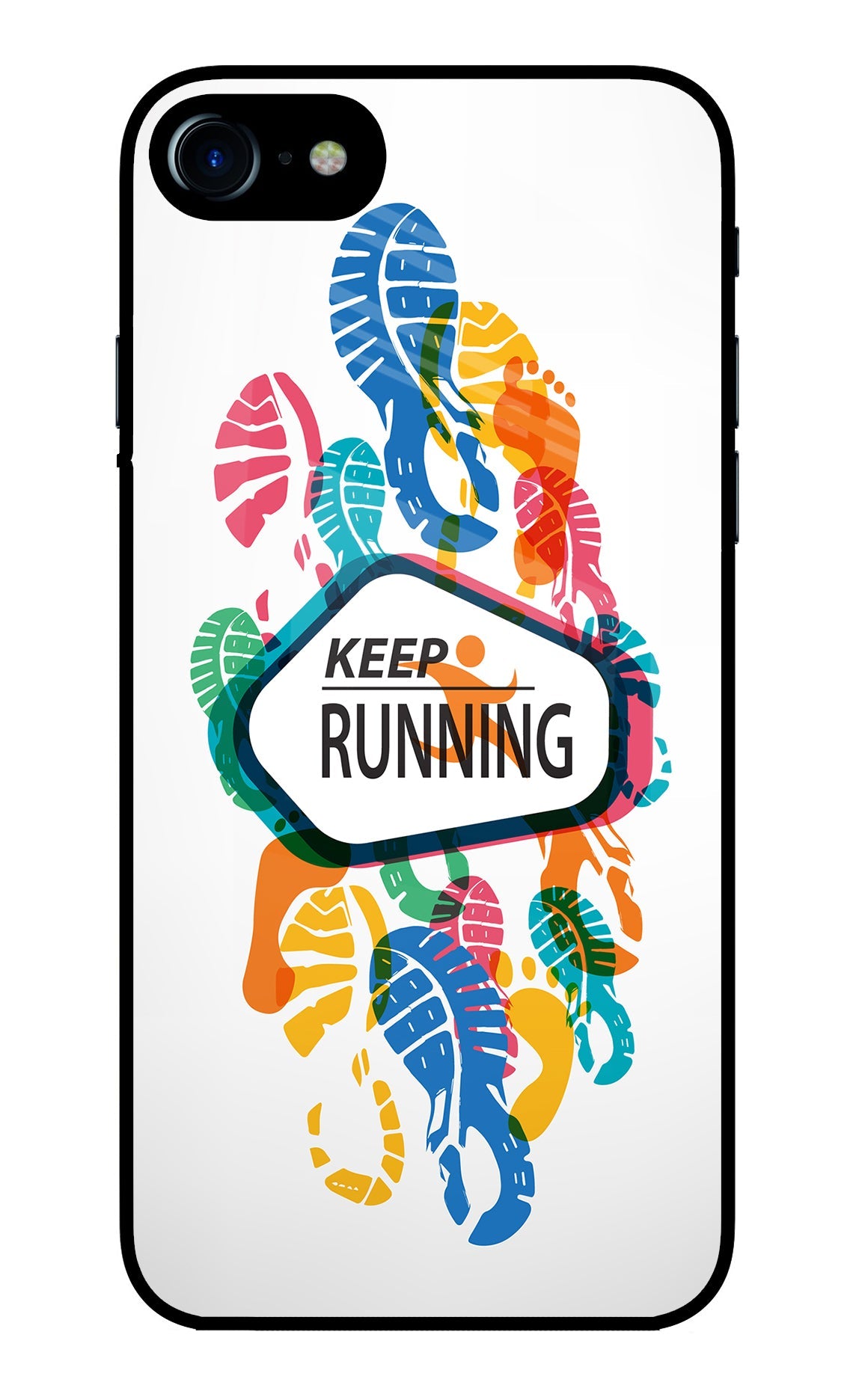 Keep Running iPhone 7/7s Back Cover