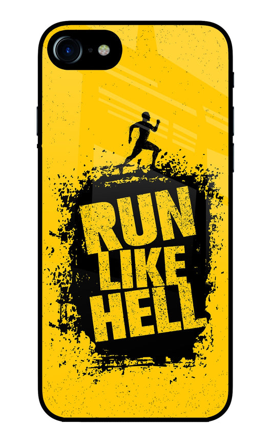 Run Like Hell iPhone 7/7s Glass Case