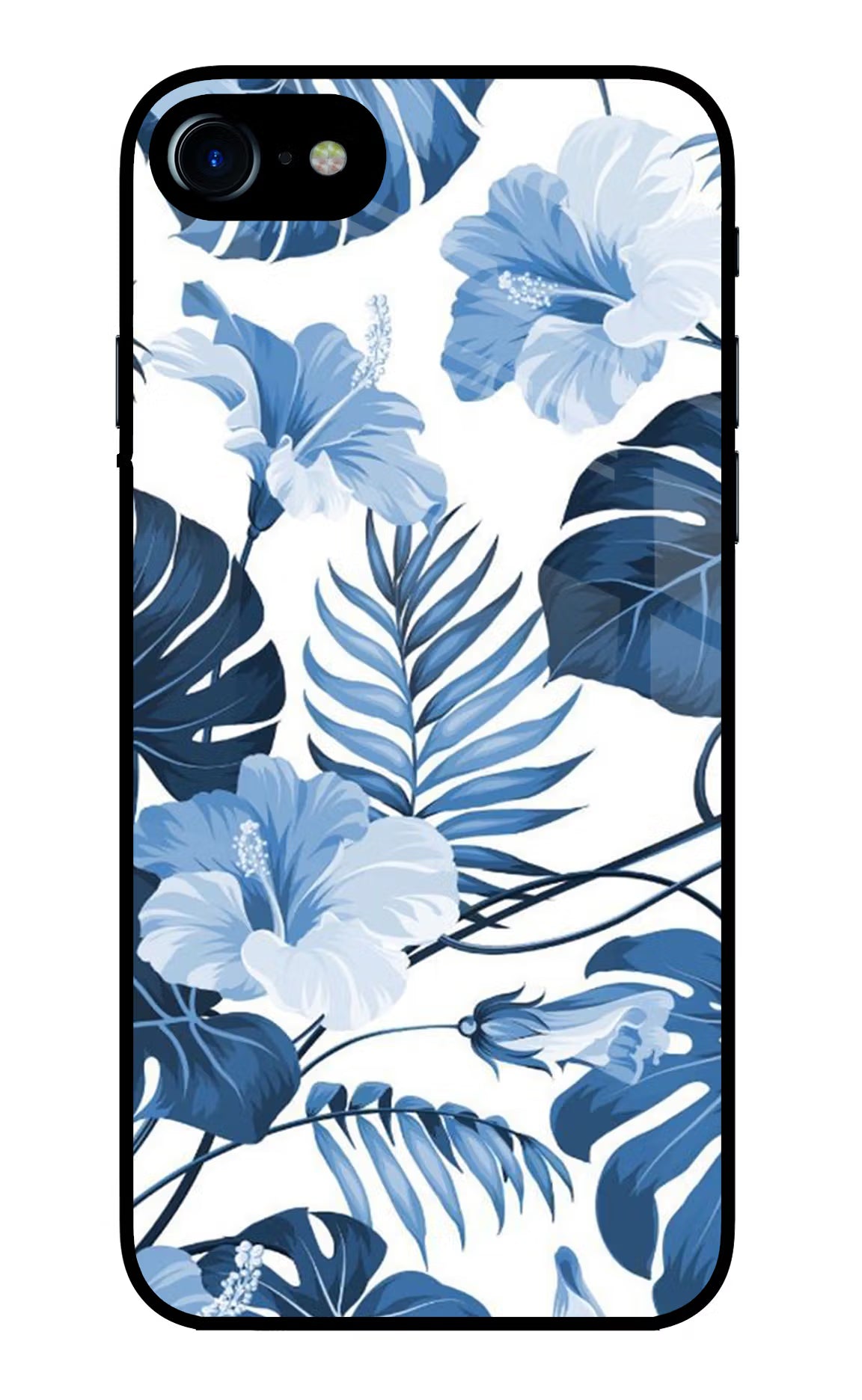 Fabric Art iPhone 7/7s Glass Case Back Cover by Casekaro