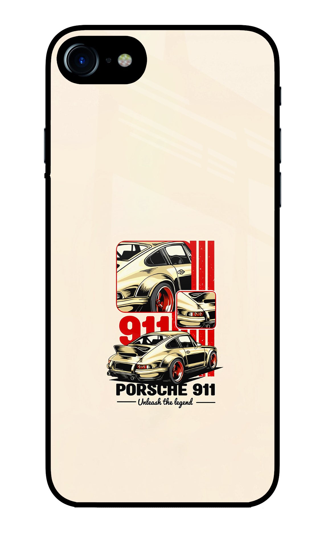 Classic Porsche 911 iPhone 7/7s Glass Case