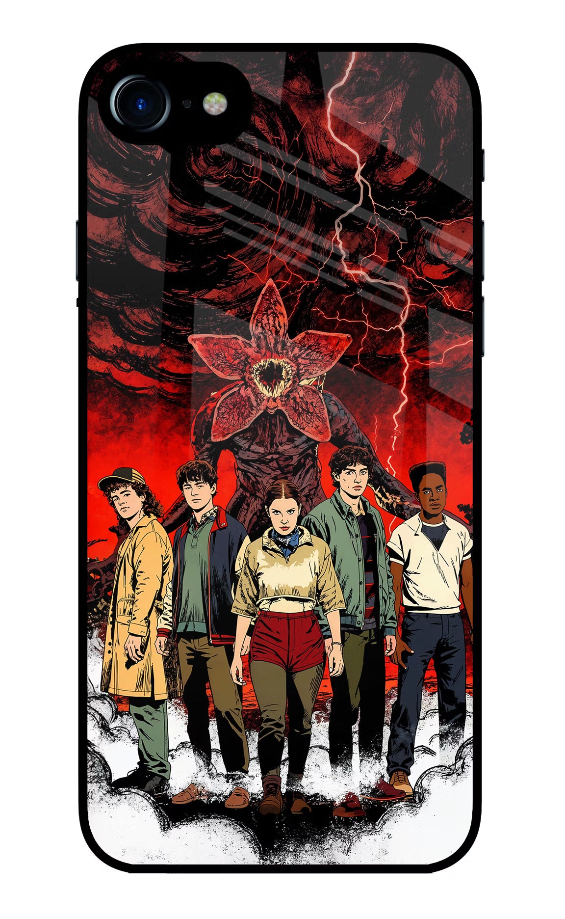 Ordinary Things Characters iPhone 7/7s Glass Case