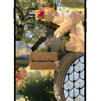 Rain iPhone 7/7s Glass Case