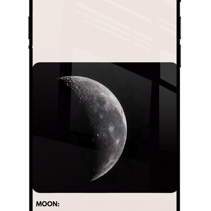 Moon Phase iPhone 7/7s Glass Case