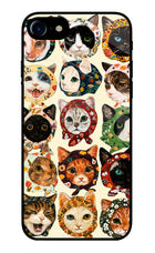 Cool Cat iPhone 7/7s Glass Case