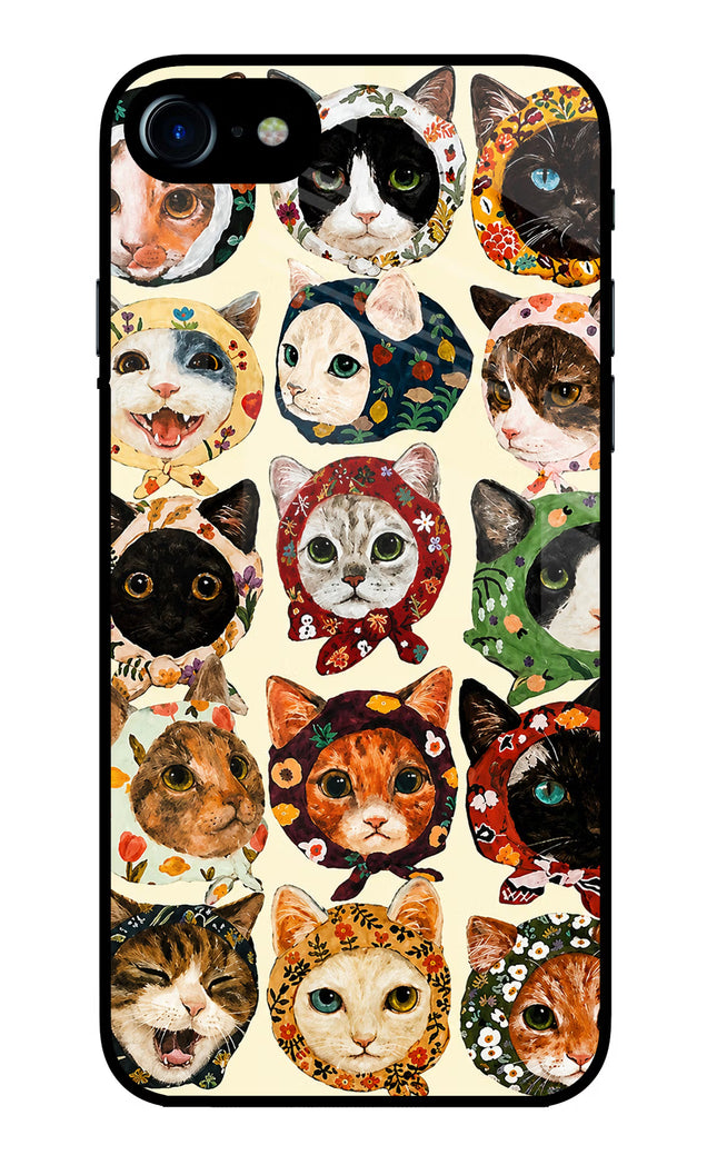 Cool Cat iPhone 7/7s Glass Case