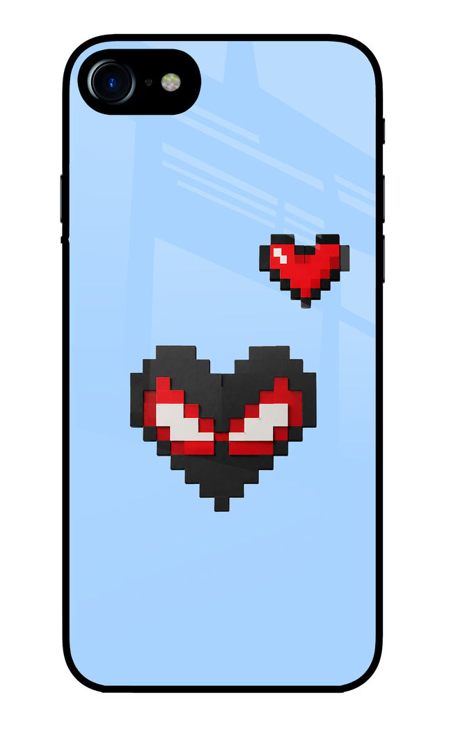 Peter Heart iPhone 7/7s Glass Case
