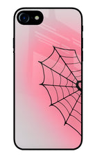 Pink Web iPhone 7/7s Glass Case