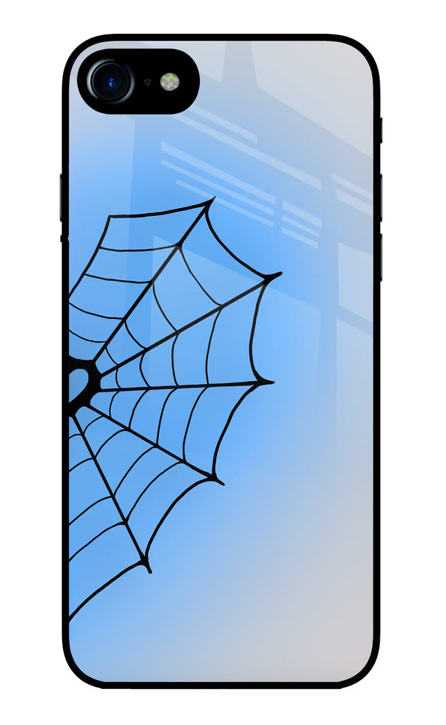 Blue Web iPhone 7/7s Glass Case