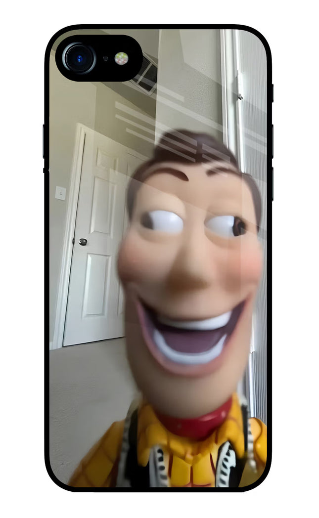 Side Eye Woody iPhone 7/7s Glass Case