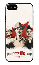 Bhagat Singh Trio iPhone 7/7s Glass Case