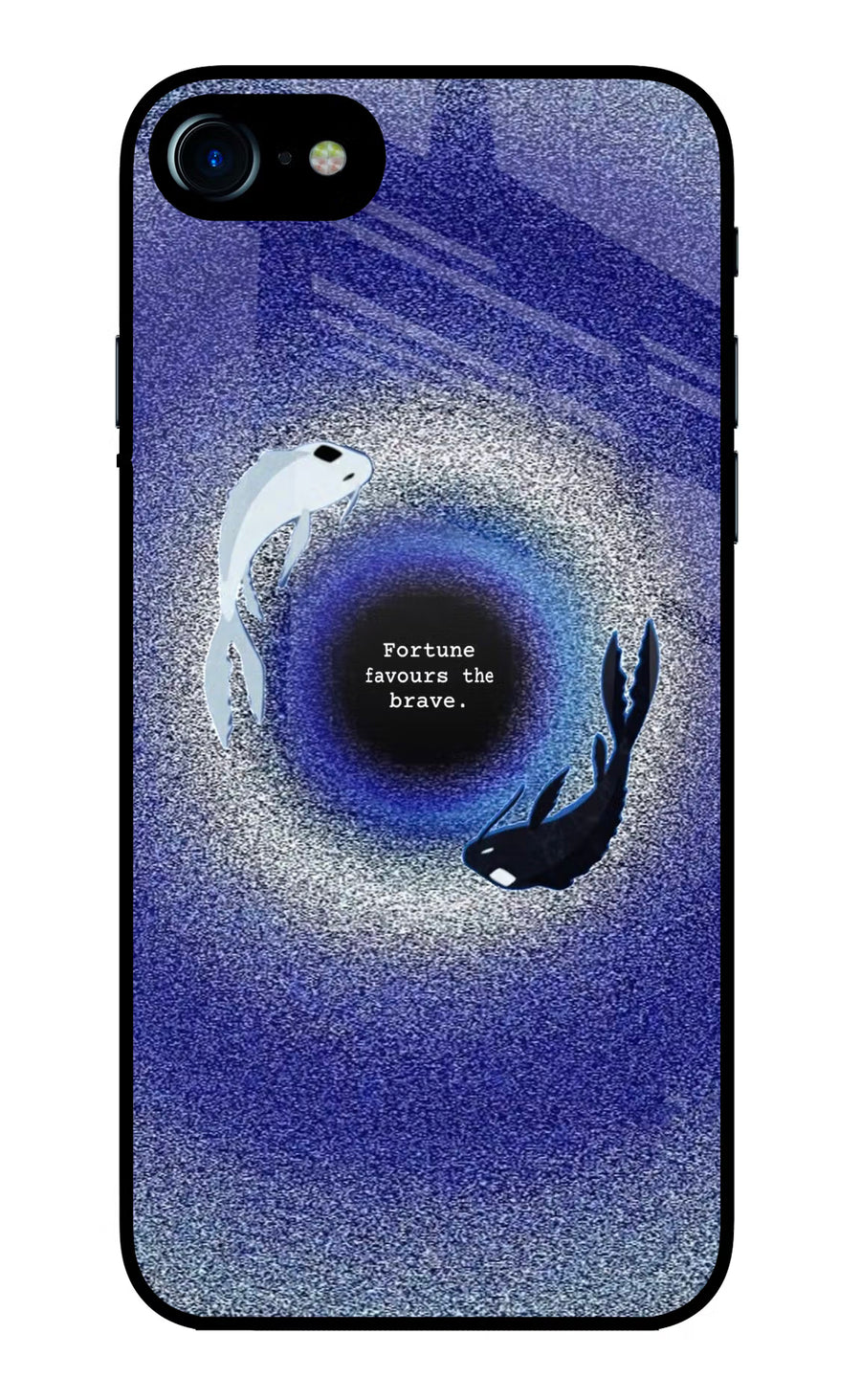 Dark Koi iPhone 7/7s Back Cover, Glass case