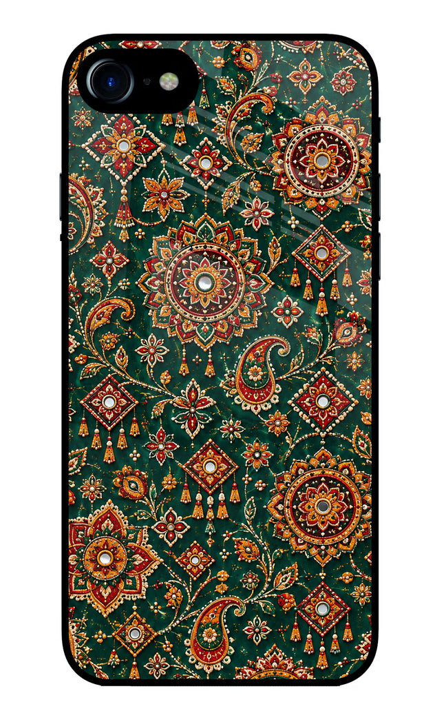 Green Pataka iPhone 7/7s Glass Case
