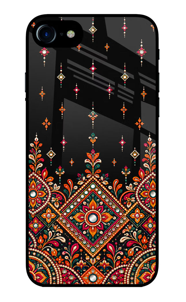 Noir Mehfil iPhone 7/7s Glass Case