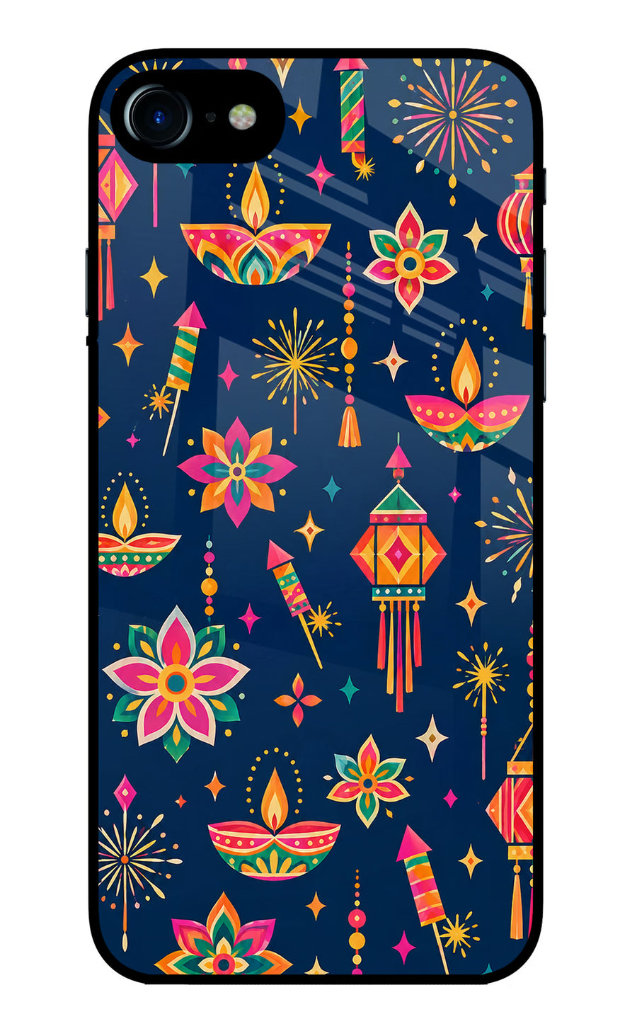 Festive Pop iPhone 7/7s Back Cover, Glass case