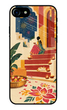 Diwali Rangoli iPhone 7/7s Glass Case
