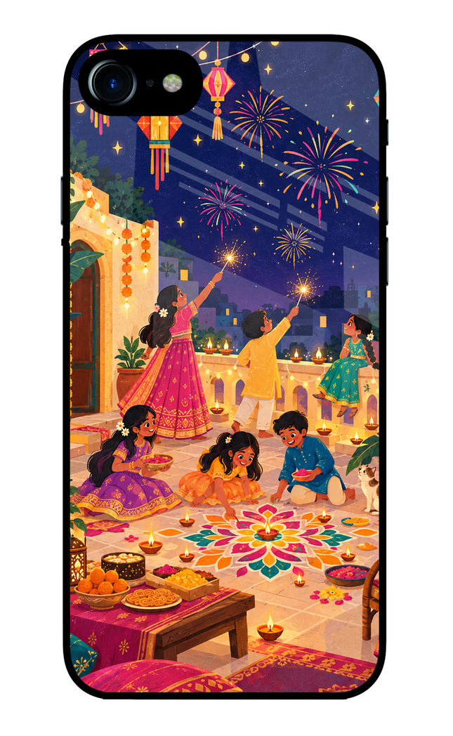Diwali Night iPhone 7/7s Glass Case