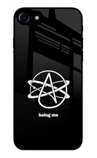 Atheist Symbol iPhone 7/7s Glass Case