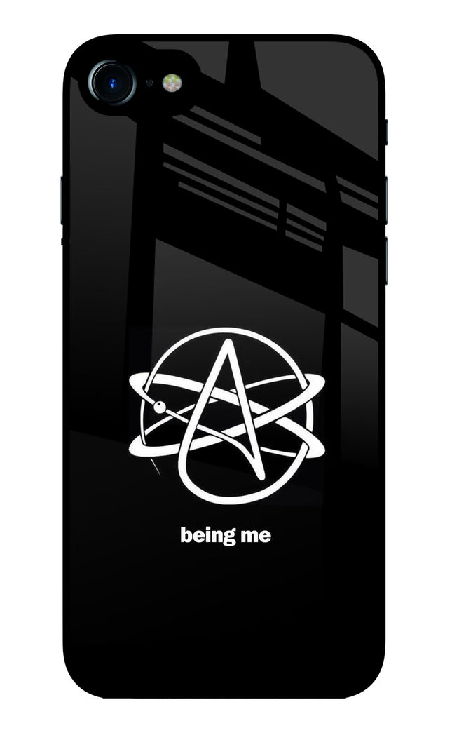 Atheist Symbol iPhone 7/7s Glass Case