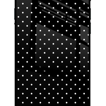 White Dots iPhone 7/7s Glass Case