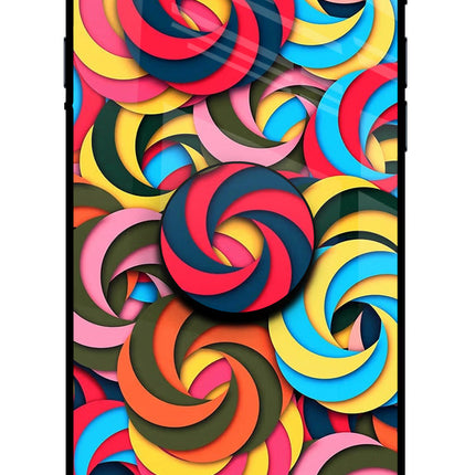 Spiral Pattern iPhone 7/7s Glass Case