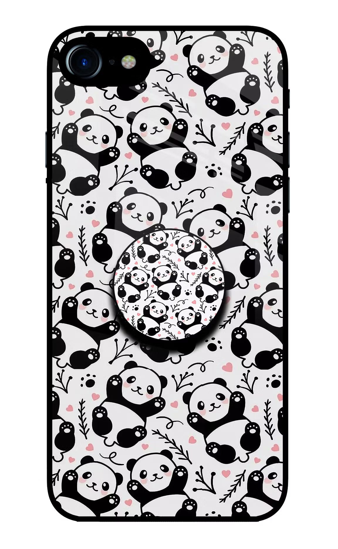Cute Panda iPhone 7/7s Pop Case by Casekaro