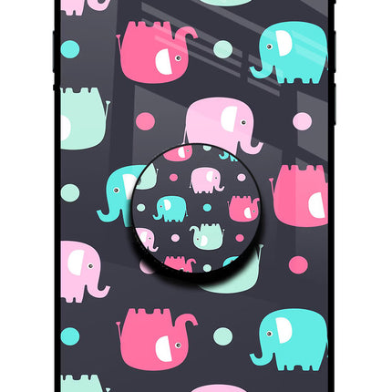Baby Elephants iPhone 7/7s Glass Case