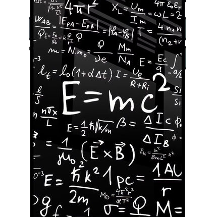 Physics Formula iPhone 8 Glass Case Back Cover by Casekaro