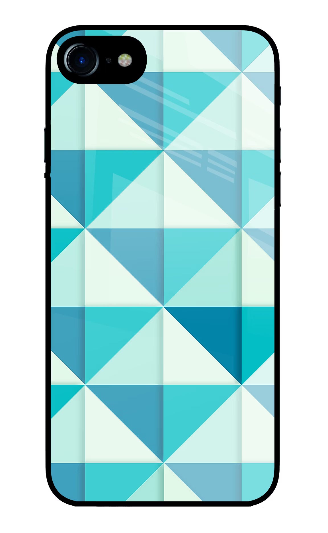 Abstract iPhone 8 Glass Case Back Cover by Casekaro
