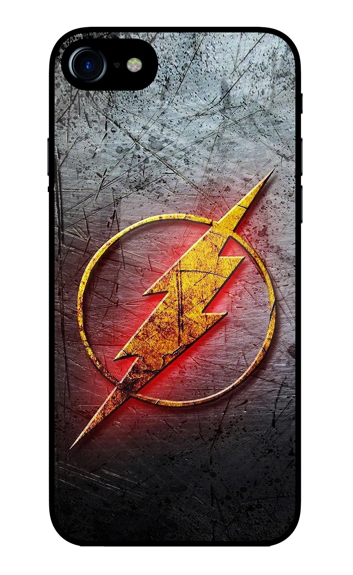 Flash iPhone 8 Glass Case Back Cover by Casekaro
