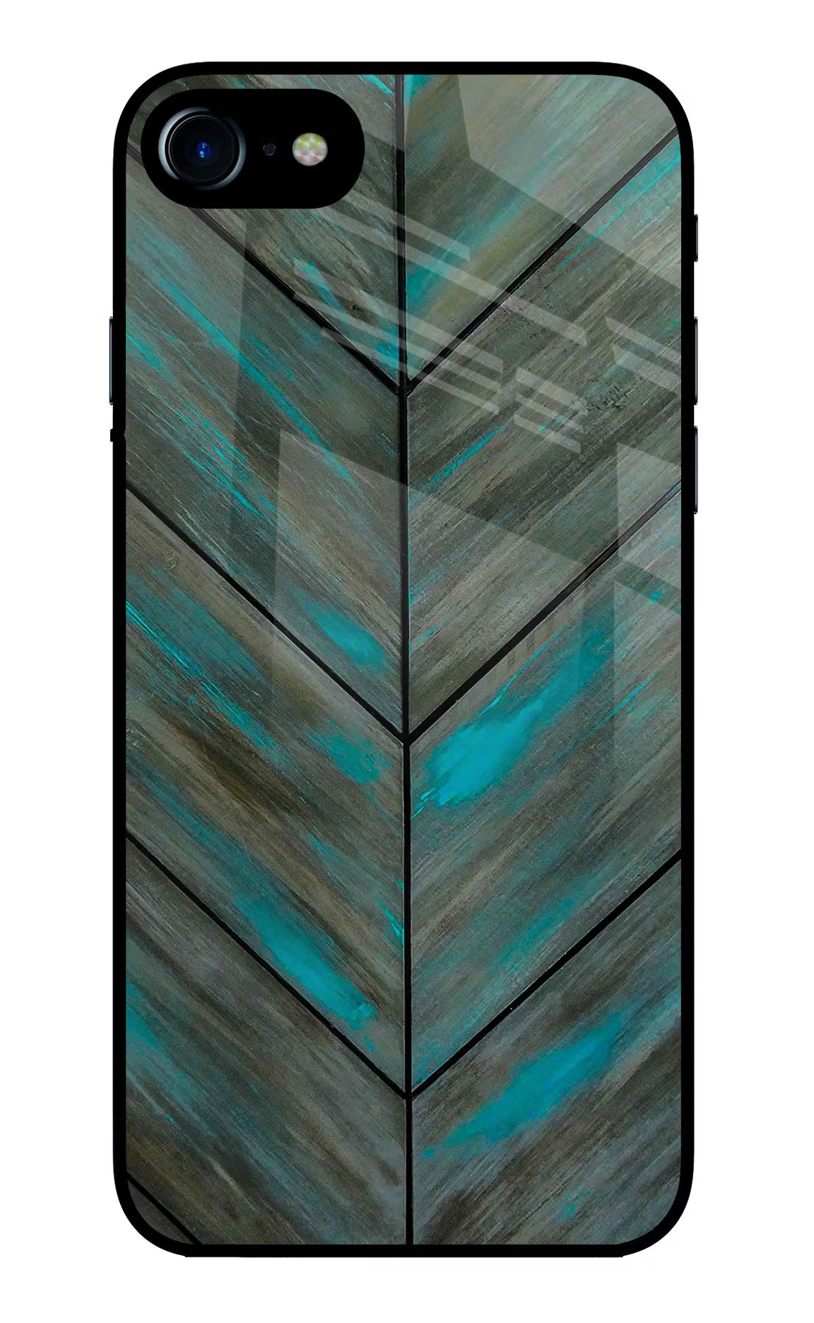 Pattern iPhone 8 Glass Case Back Cover by Casekaro