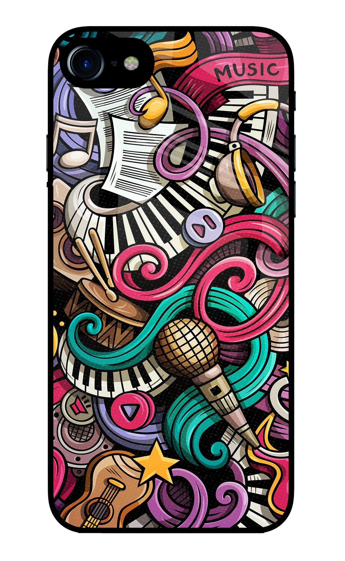 Music Abstract iPhone 8/SE 2020 Back Cover