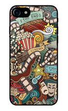 Cinema Abstract iPhone 8 Glass Case