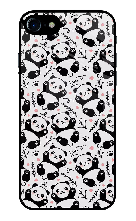 Cute Panda iPhone 8 Glass Case