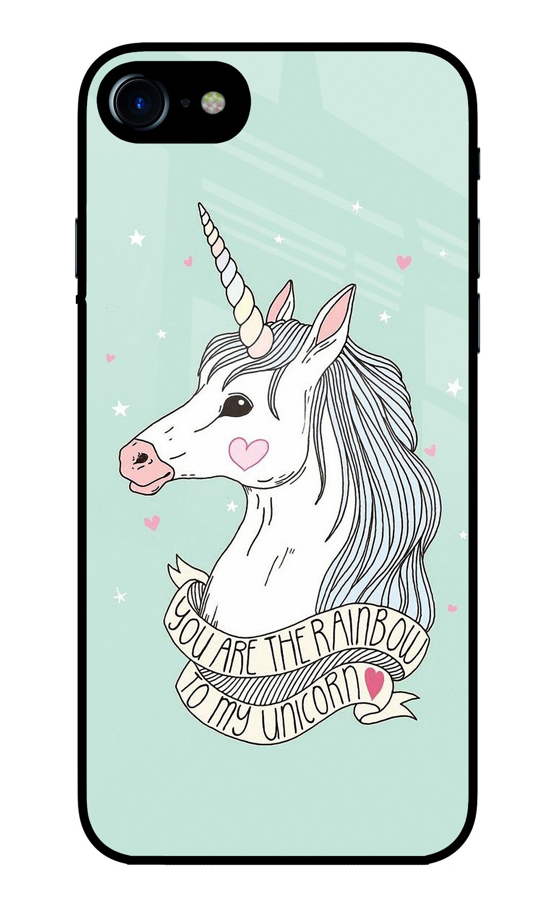 Unicorn Wallpaper iPhone 8/SE 2020 Back Cover