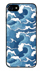 Blue Waves iPhone 8 Glass Case